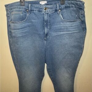 NEW.. Good American Blue Women Jeans size 24